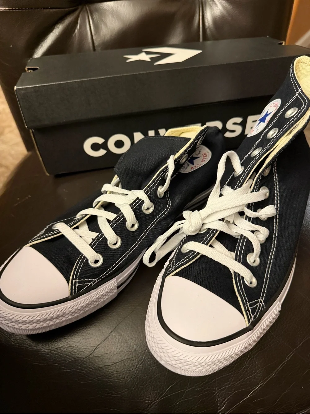 Converse Black Box with White Tissue